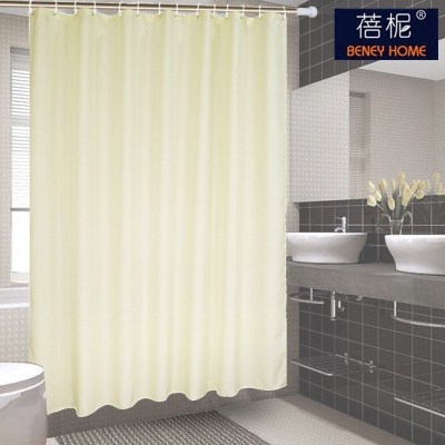 美帮汇米色酒店卫生间浴帘水布加厚霉宾馆浴室隔断帘子浴间洗澡挂帘