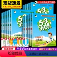 语文+数学[人教]+英语[人教] 三年级下 [正版]2024春53天天练一二三四五六年级下册语文英语数学同步练习册课时训