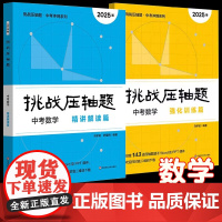 2025新版 任选]挑战压轴题 中考冲刺系列 数学 物理 强化训练篇+精讲解读篇 初中覆习冲刺教辅 马学斌 华东师范大学