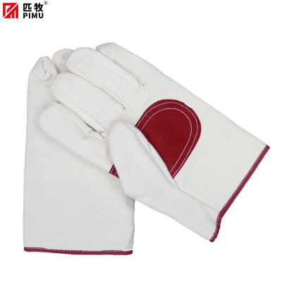 匹牧 PM-ST-G094 帆布手套 帆布工地建筑耐温 复合铁路 12双/打 单位:双(单双不发货)