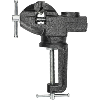 迅众 台钳小型多功能家用万向迷你小台虎桌钳工作360度台桌平口台虎钳