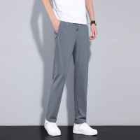 弹力冰丝夏季男士性价比男款高端休闲裤束脚宽松休闲裤男裤子修身