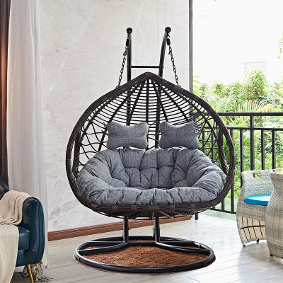 双人吊篮吊椅家用吊床室内阳台闪电客秋千庭院户外网红摇篮椅