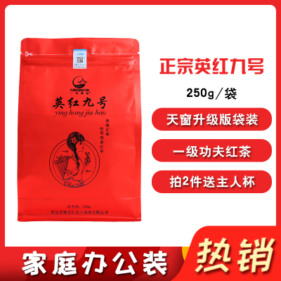 一分耕耘 英德红茶 家庭办公装 正品英红九号 红茶功夫茶 袋装 中国茗茶英红九号250g