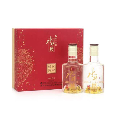 水井坊好运传承小酒浓香型 52度100ml *2瓶 小酒版礼盒