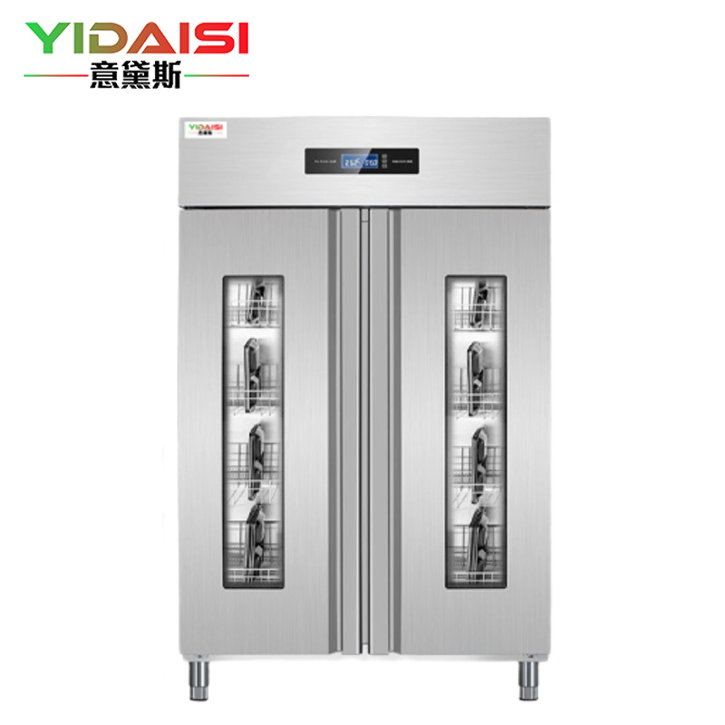 意黛斯(YIDAISI)商用消毒柜热风循环立式高温双开门单位食堂用可调温调时不锈钢消毒碗柜YDS-XDR120-A21B