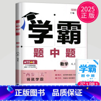 [正版]2025学霸题中题八年级上册数学八上苏科版SK江苏初二上学期苏教版初中数学8年级课堂作业同步训练辅导书课时提