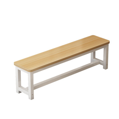 戴劲 钢木长条凳商场木凳浴室凳换鞋凳更衣室板凳坐凳 单层1.5米长