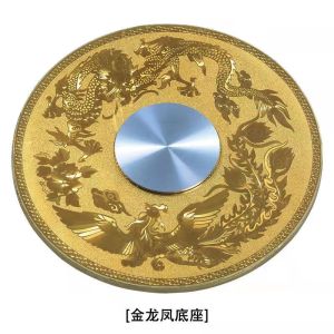鑫环境 餐桌转盘钢化玻璃圆转盘旋转大圆盘连体转台圆桌转盘底座配件送胶