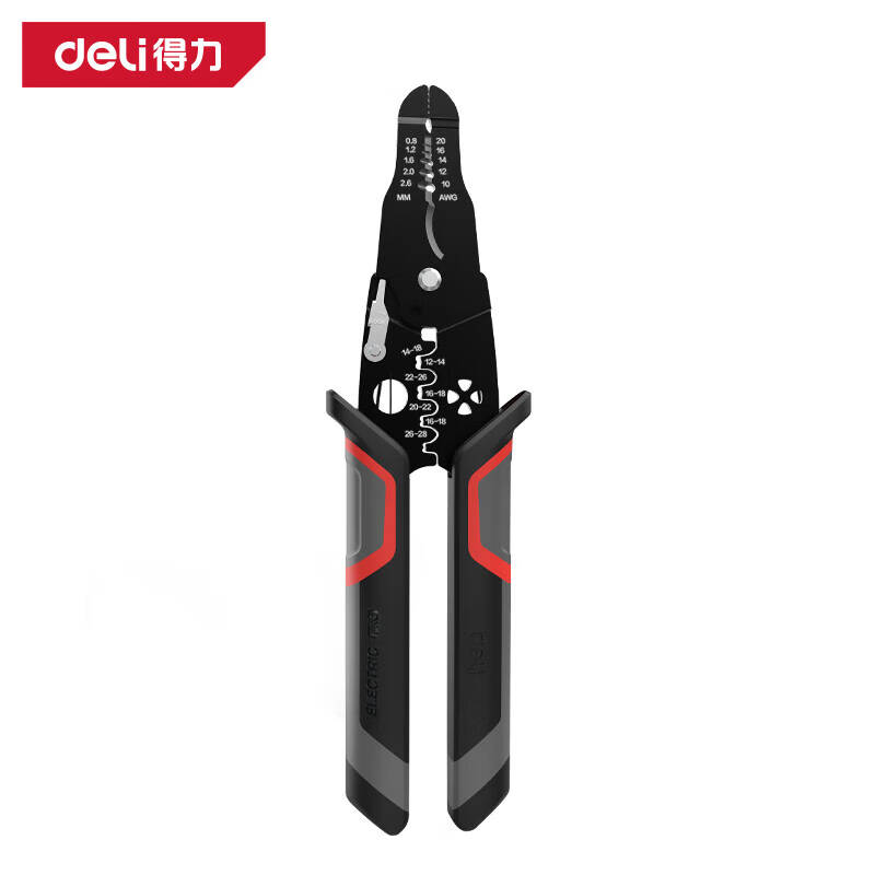 得力 压接分线剥线钳 DL4992(个)