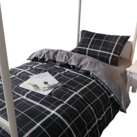 美帮汇上下床床单被套三件套男寝室单人 女生大学铺盖套北欧四件套