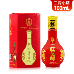 郎酒红花郎十五年15年53度100ml*1瓶小酒酱香型白酒品鉴非卖字样