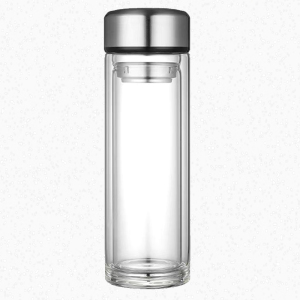中电鼎润 ZD350ML 双层玻璃水杯 (计价单位:个)本色