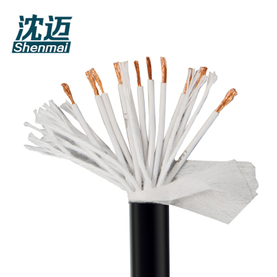 沈迈 铜芯软电缆 TRVV-4*2.5+6*0.5mm²(200米) /捆