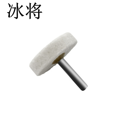 冰将 白刚玉T型砂轮打磨头电磨磨头 T型40*10*6mm(10个) 袋