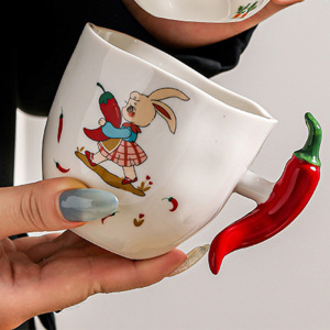 梵澜狸儿童陶瓷蔬菜杯TA58 个