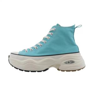 匡威(CONVERSE)帆布厚底复古运动休闲鞋女90年代风格百搭圆头加厚