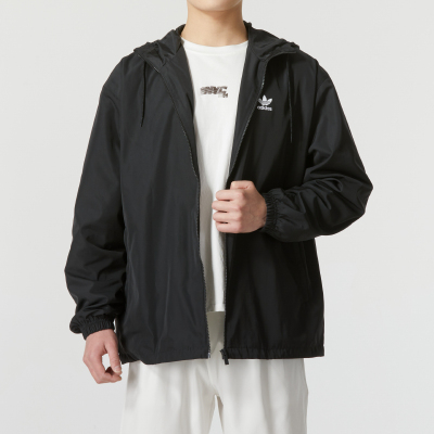 ADIDAS阿迪达斯三叶草男子夹克新款潮流时尚运动休闲外套IR9852 ZP