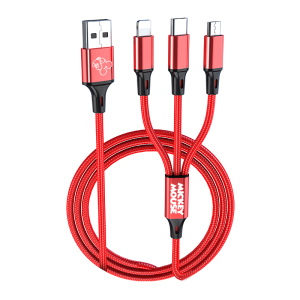 迪士尼一拖三数据线5A闪充安卓type-c可爱三合一66W超级快充线适用于小米华为手机LF28