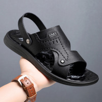 男士夏季凉鞋男款软底透气防滑沙滩鞋休闲外穿开车凉拖鞋两用鞋子