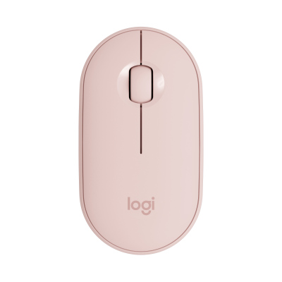 罗技(Logitech) LOGITECH PEBBLE无线鼠标-玫瑰粉