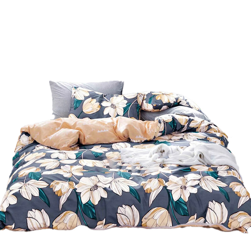 天琴床品四件套230*250cm柔软舒适花漾年华云朵棉TQ-T123