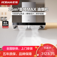 [变频]老板(ROBAM)抽油烟机单油烟机 欧式触控式25立方挥手智控大吸力1000Pa静压 易清洁挥手爆炒65X3S