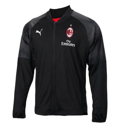 彪马（Puma）春季男士AC米兰常规型足球训练防风立领运动夹克754864-01