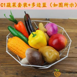 维诺亚仿真蔬菜水果套装假模型辣椒青菜摆件家居橱柜店铺装饰品摄影道具