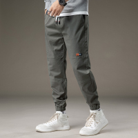 金盾(KIN DON)男士休闲裤秋冬季款哈伦裤百搭裤子新品青年潮流纯色迷彩休闲松紧长裤子