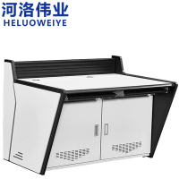 河洛伟业监控台双联张