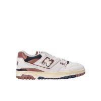 新百伦(New Balance)低帮跑鞋系带运动鞋男款皮革鞋面橡胶大底透