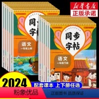 [上册+下册]语文同步练字帖2本套 一年级上 [正版]2024人教版小学同步练字帖一年级二年级三年级四年级五六年级上册下