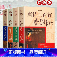 [正版](全4册)古诗词大全唐诗宋词元曲鉴赏辞典全集三百首300首全解详注上海辞书出版社中华古诗文诵读诗经译注注析原著完