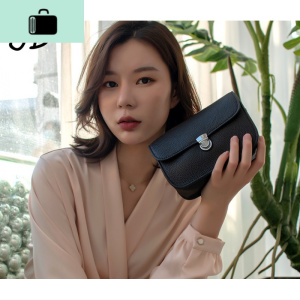 新款头层牛皮链条女包时尚百搭迷你单肩斜跨小包包NEW LAKE女士单肩包