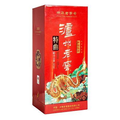 泸州老窖 老字号特曲 生肖珍藏版 52度500ml*1瓶 浓香型白酒