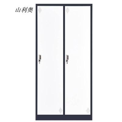 山利奥(Shanliao)二门黑白拆装更衣办公柜 WY-0986 900*500*1850 台