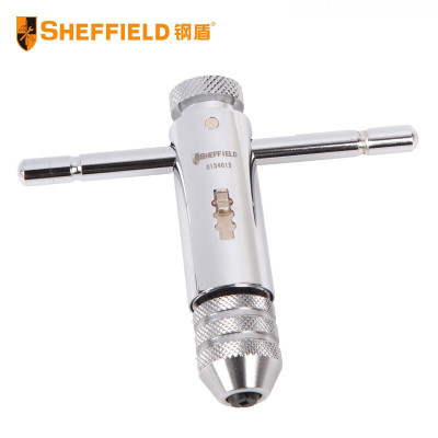 钢盾(SHEFFIELD)T型棘轮丝锥绞手 M5-12 S134013
