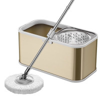 太太乐不锈钢分离旋转拖把桶脱水好神拖墩布拖地吸水拖布干湿两用
