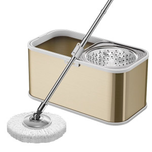 太太乐不锈钢分离旋转拖把桶脱水好神拖墩布拖地吸水拖布干湿两用