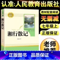 [人教版]湘行散记 [正版]朝花夕拾鲁迅原着+西游记无删减版国一上册必读课外书人民教育出版社老师阅读白洋淀纪事湘行散记镜