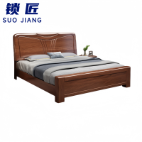 锁匠 简约木质床