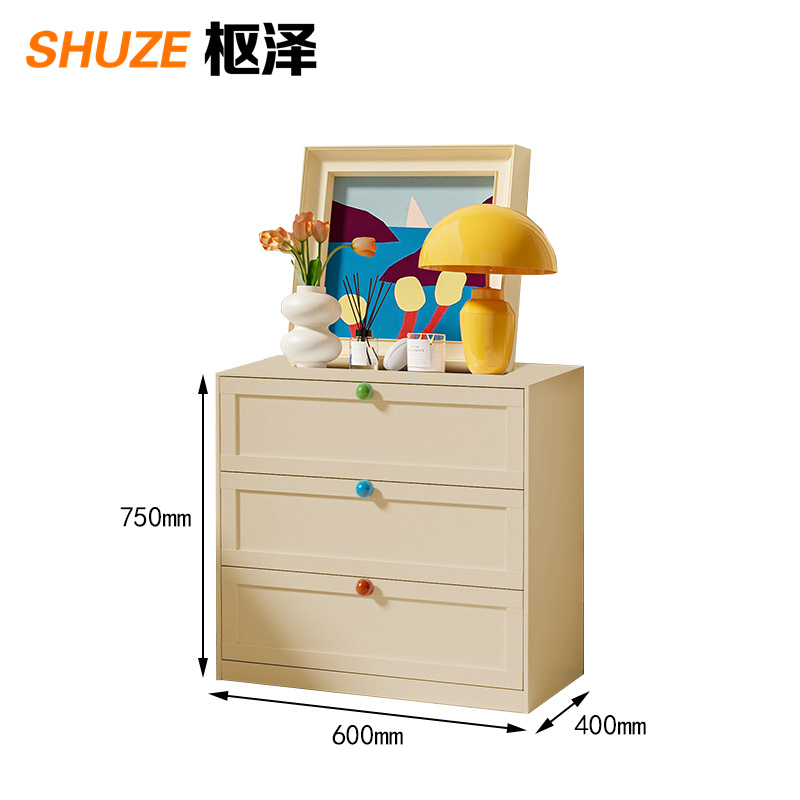 枢泽 钢制斗柜 三斗柜600*400*752mm 台