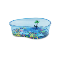 乌龟缸 送2只小乌龟 巴西龟乌龟缸带晒台龟盆宠物情人节儿童