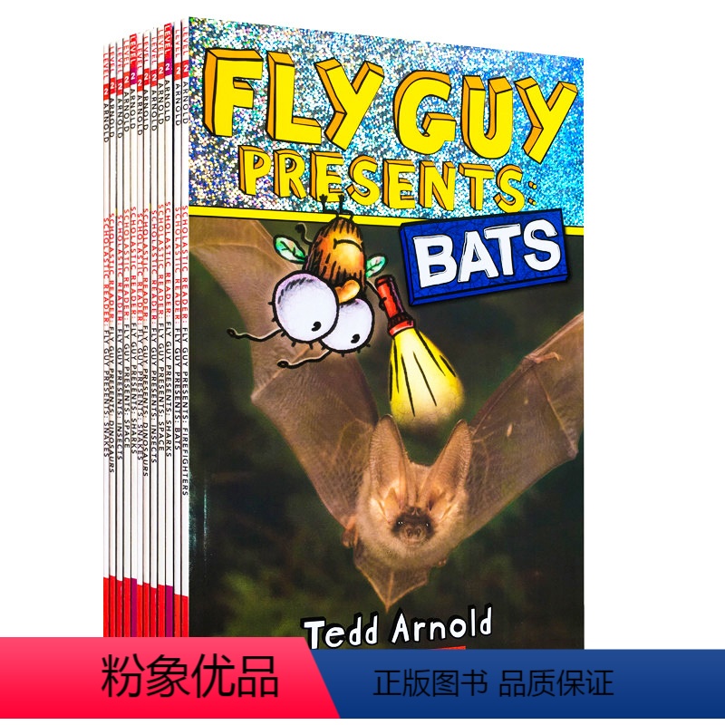 [正版]12册苍蝇小子科普绘本全套 英文原版FLY GUY Presents FireFighter/Snake/Sh