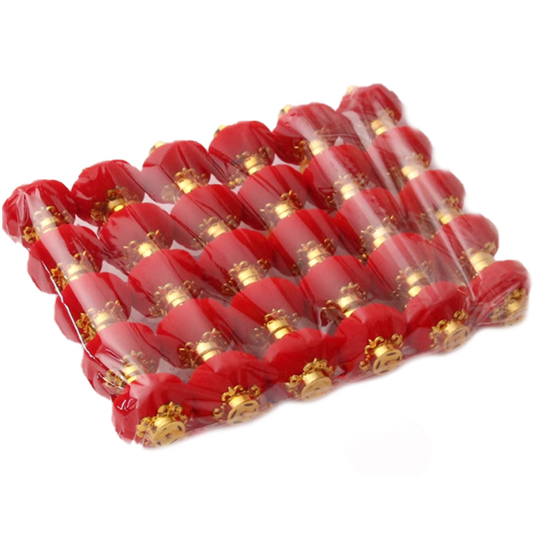 锦瑞星新年装饰 植绒小灯笼 5#30个 /包