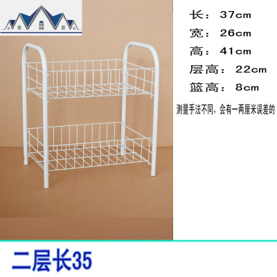 蔬菜架移动收纳储物架水果菜篮架子厨房置物架整理层架推车带轮子 三维工匠