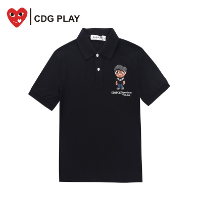CDGPLAY商场同款2021夏款上新宽松版型个性显瘦男士短袖POLO衫