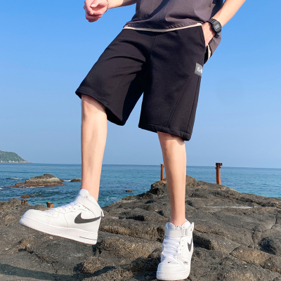 跨洋(KUAYANG)短裤男士潮流宽松运动七分裤2021新款夏季外穿潮牌休闲五分男裤子休闲裤