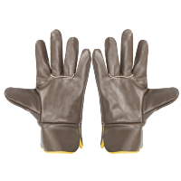 全皮电焊手套 厂家批发深色头层牛皮劳保耐磨焊工手套短司机手套 1双